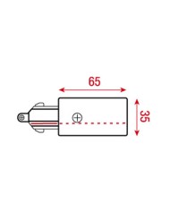 1-Phase Feed-In Connector BIANCO