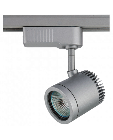 Faretto per binario a soffitto di design civile o commerciale
