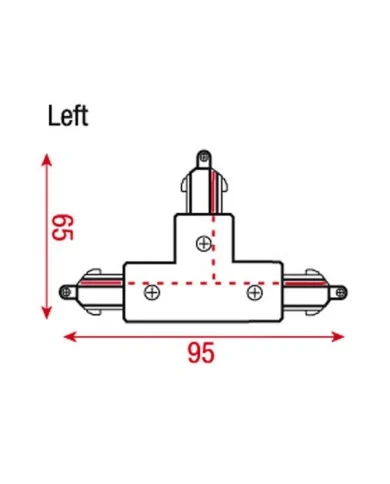 1-Phase Right T-Connector