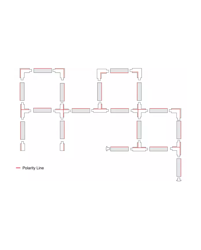Connettore Global Pulse XTS 3-CCT DALI middle feed