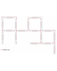 Connettore Global Pulse XTS 3-CCT DALI middle feed