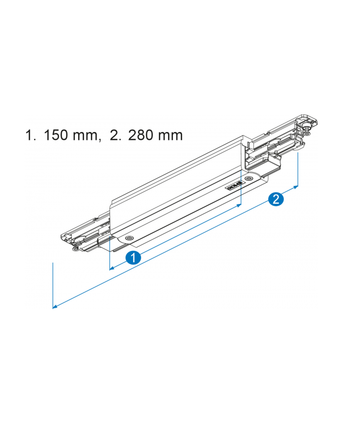 Connettore Global Pulse XTS 3-CCT DALI middle feed