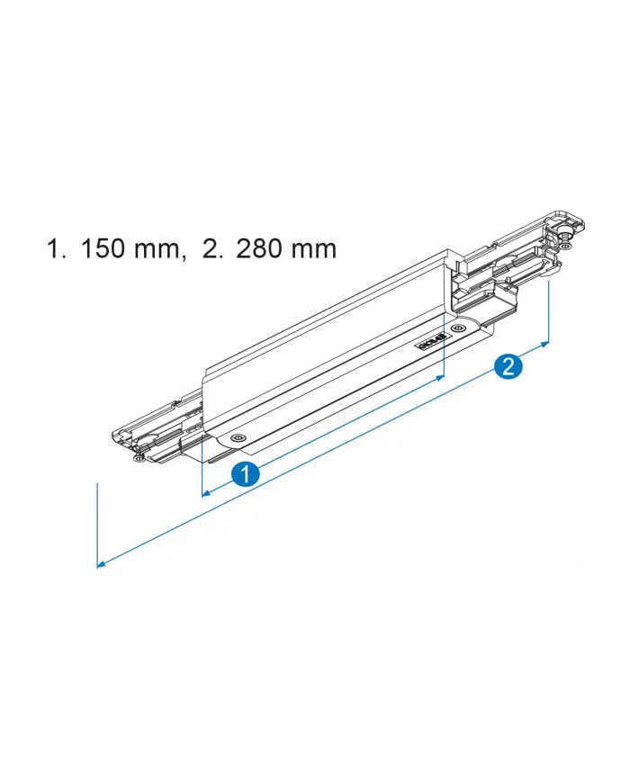 Connettore Global Pulse XTS 3-CCT DALI middle feed