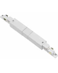 Connettore Global Pulse XTS 3-CCT DALI middle feed, disponibile in finitura bianca e nera.