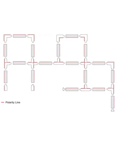 Connettore Global Pulse XTS 3-CCT DALI middle feed