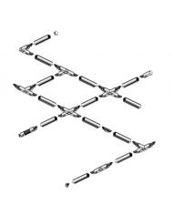 Connettore Global Pulse XTS 3-CCT DALI end feed, terra a destra