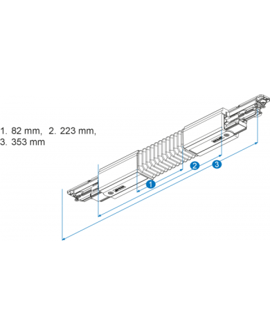 Connettore Global Pulse XTS 3-CCT DALI connettore flessibile NERO Connettore Global Pulse XTS 3-CCT DALI connettore flessibile NERO