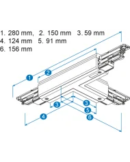 Connettore 3-CCT DALI T, terra sinistra/sinistra NAXTSNC6373