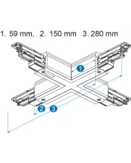 Global Pulse XTSN Connettore 3-CCT DALI X NAXTSNC6383