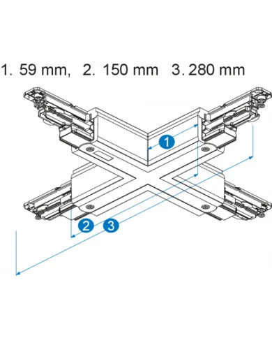 Global Pulse XTSN Connettore 3-CCT DALI X NAXTSNC6382