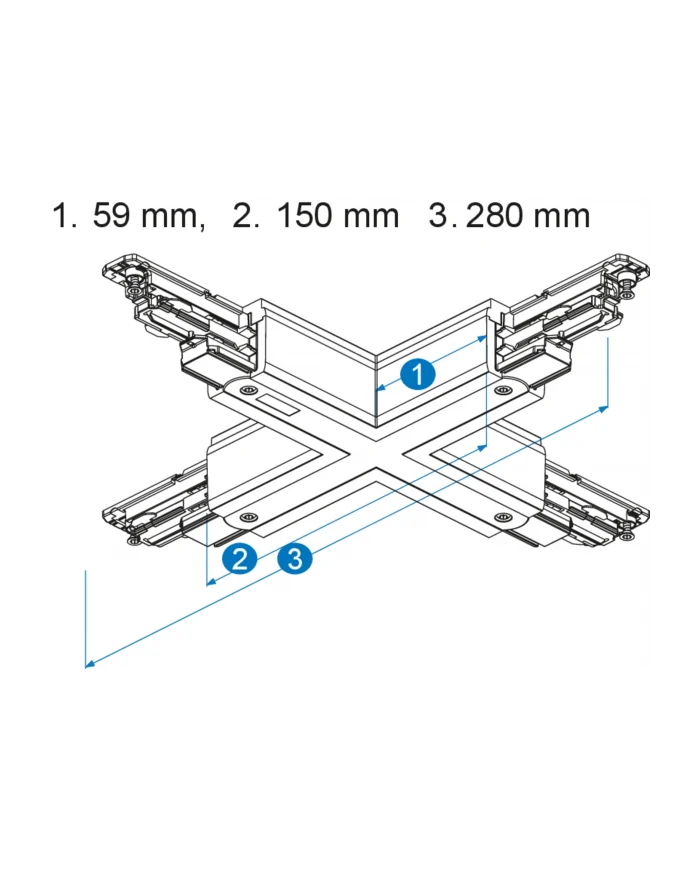 Global Pulse XTSN Connettore 3-CCT DALI X NAXTSNC6382