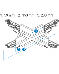 Global Pulse XTSN Connettore 3-CCT DALI X NAXTSNC6382
