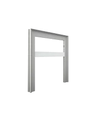 Montaggio del telaio base e connessione dei moduli per creare la struttura portante.