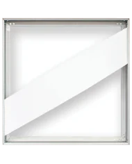 Set Frame - Scenic panel- Shape 3 diagonal -Forex - white