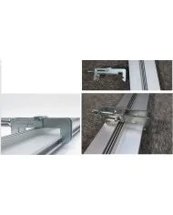 Telaio Parete Mobile Autoportante 3,00 mt X 1,69 mt poggiato a terra