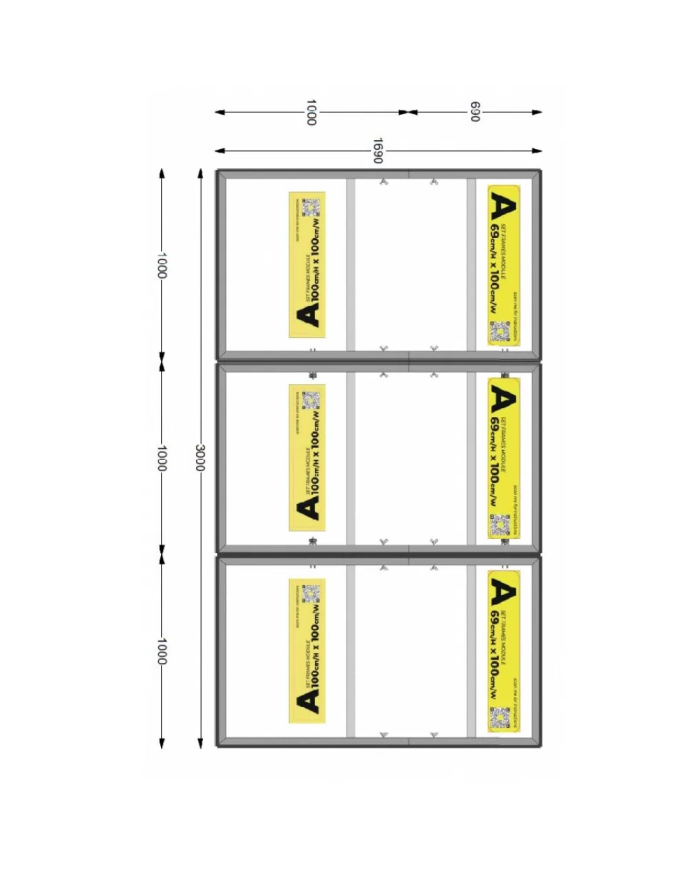 telaio proiezione sospeso telaio proiezione sospeso