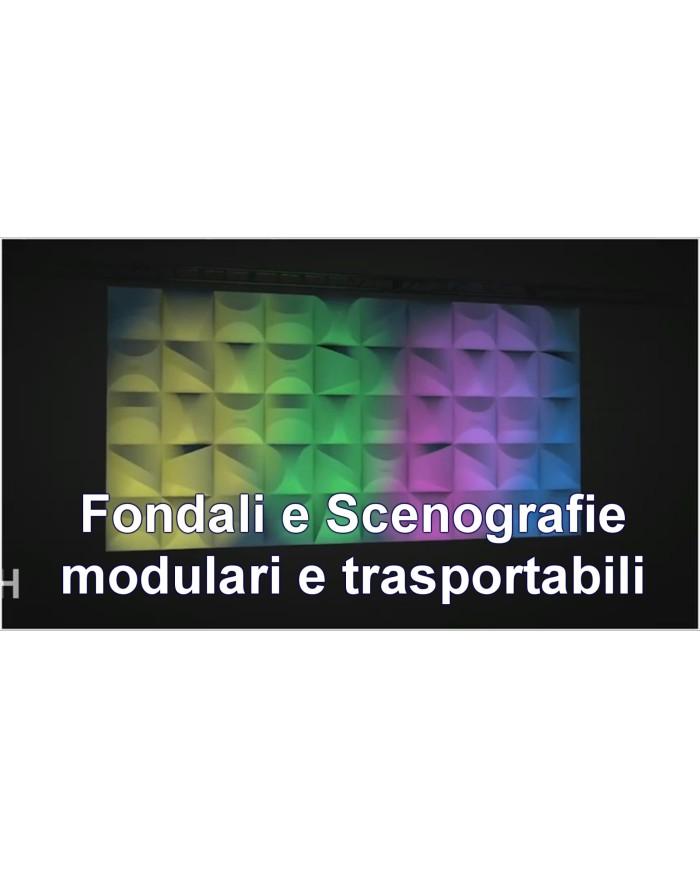 fondale per stand di esempio