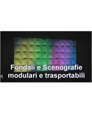 fondale per stand di esempio