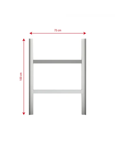 SET Frame - H Module - 100(h) x 075(w) cm