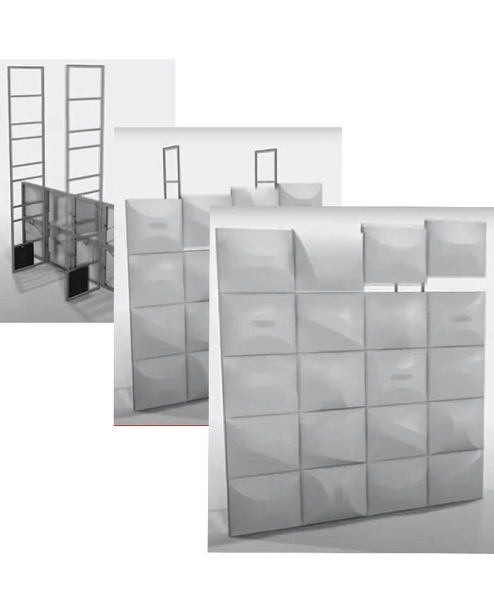 Parete Mobile Autoportante da 2,5 metri x 2,5 metri