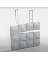 Stand Portatile per Fiere autoportante largo 4 mt ed alto 2,5 mt