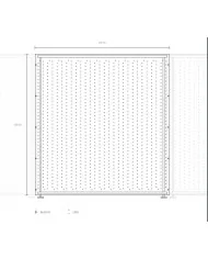 Telo luminoso innovativo dotato di luci LED RGB per DJ Band sul palco