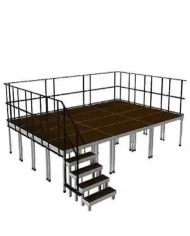 Palco modulare 6x4 h.80