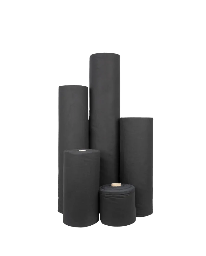 tessuti ignifughi in rotoli per scenografie o allestimenti