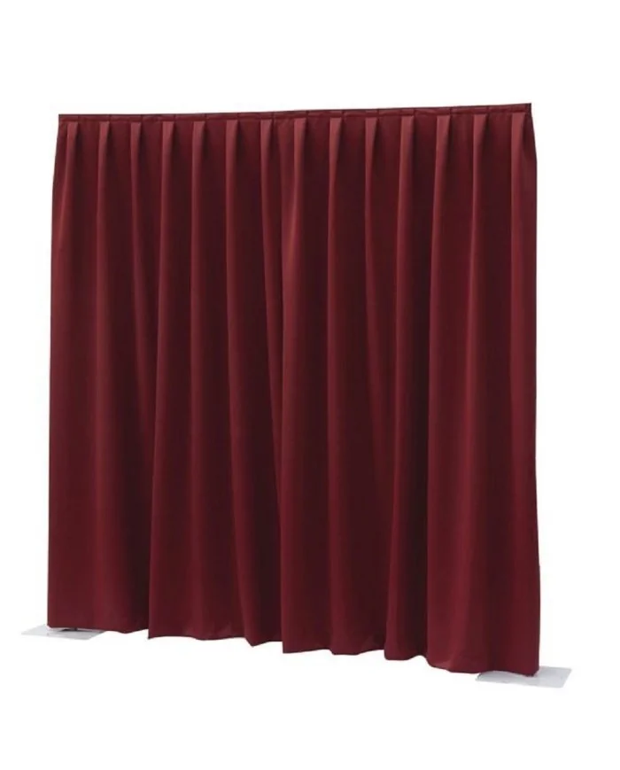 Drappeggio Rosso per pareti mobili e fondali