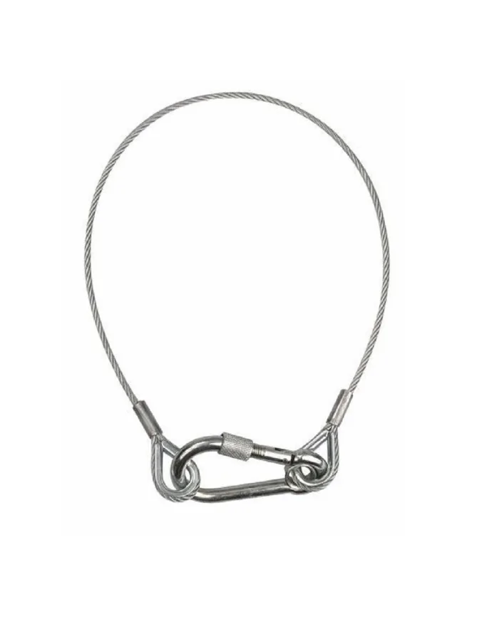 cavo di sicurezza omologato certificato