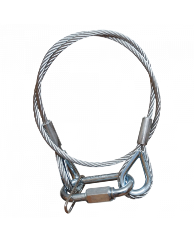 Cavo di sicurezza, 5 mm di spessore certificato BGV-C1 Cavo di sicurezza, 5 mm di spessore certificato BGV-C1