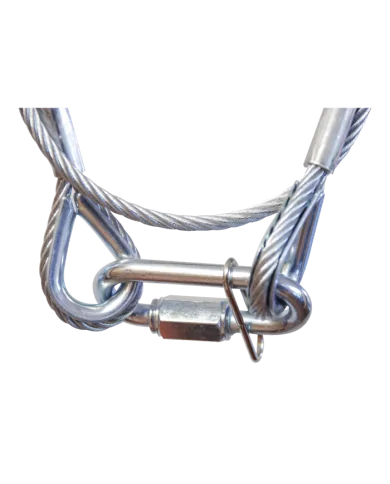 Cavetto acciaio di sicurezza certificato BGV-C1