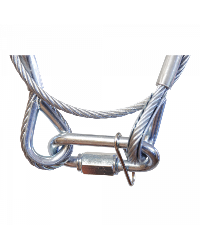 Cavetto acciaio di sicurezza certificato BGV-C1