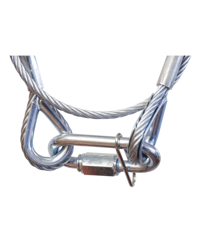 Cavetto acciaio di sicurezza certificato BGV-C1