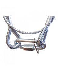 Cavetto acciaio di sicurezza certificato BGV-C1