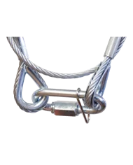 Cavetto acciaio di sicurezza certificato BGV-C1