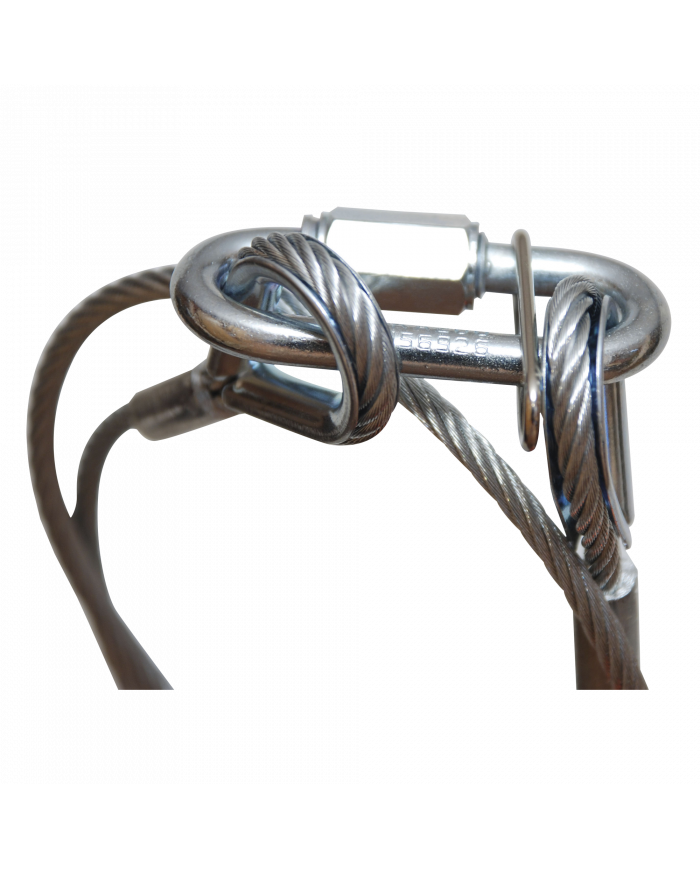 Cavetto acciaio di sicurezza certificato BGV-C1