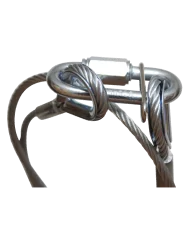 Cavetto acciaio di sicurezza certificato BGV-C1