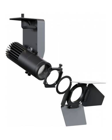 Faretti per esposizioni d'arte o commerciali con sagomatori LED Faretti per esposizioni d'arte o commerciali con sagomatori LED