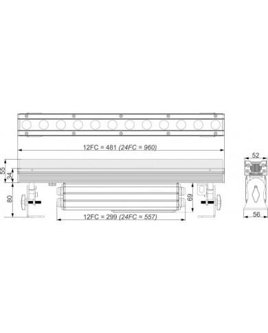 LDP-COLORBAR 12FC - barra a led architettura - LDP-COLORBAR 12FC - barra a led architettura -