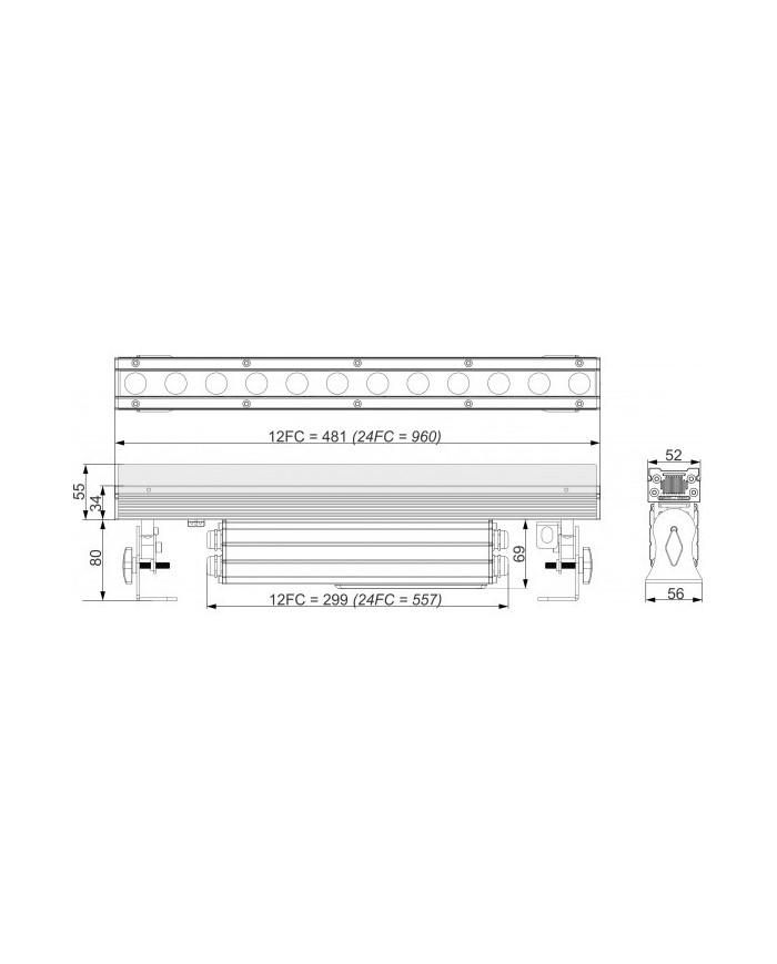 LDP-COLORBAR 12FC - barra a led architettura -