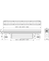 LDP-COLORBAR 12FC - barra a led architettura -