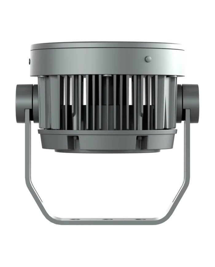 Spot outdoor con una sorgente LED RGB+WarmWhite da 19x 4W , 4600 lumen
