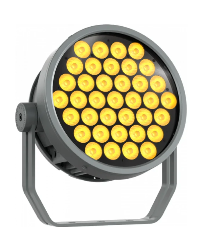 Spot outdoor con una sorgente LED RGB+WarmWhite da 37x 4W , 7000 lumen