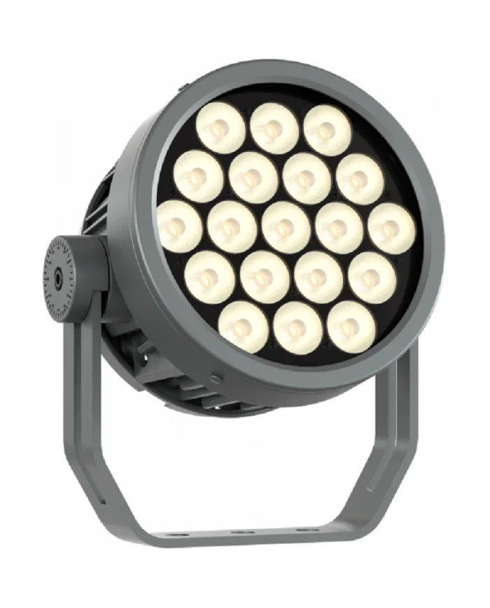 Potente proiettore luce bianca per illuminazione in esterni