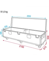 Case per Pipe & Drape con basi da 45 cm