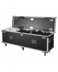 Questo case è progettato per contenere tutti i componenti di 8 set completi di Pipe & Drape con basi da 600 x 600 mm