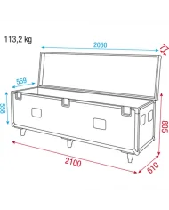 Case Wentex per tutti i componenti per un setup fino a 21 metri di larghezza