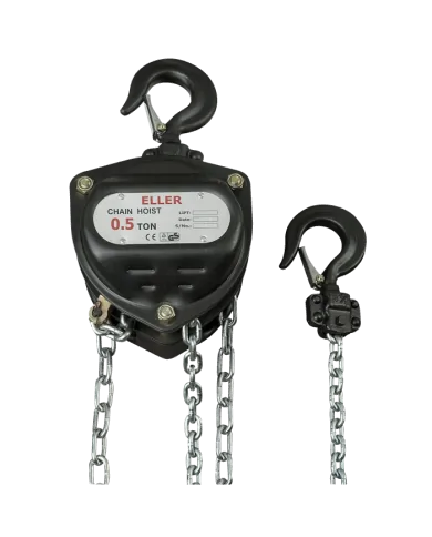 Argano manuale a catena PH2 500 kg Altezza di sollevamento 10 m