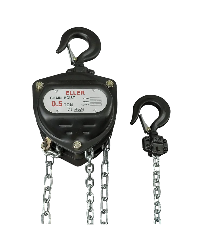 Argano manuale a catena PH2 500 kg Altezza di sollevamento 10 m